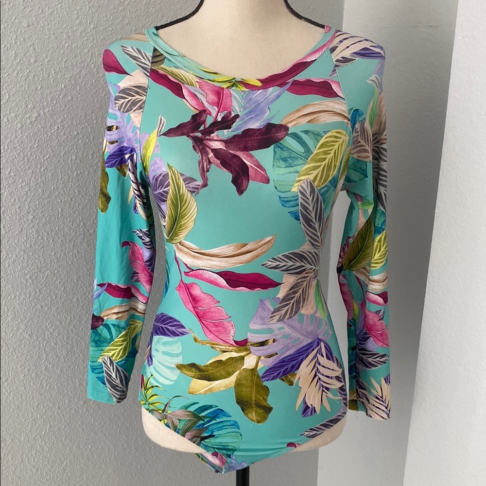 Beach Lingo La Jolla Cove Long Sleeve One Piece Swim Rash Suit